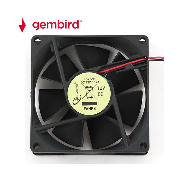 GEMBIRD 80x80x25mm Case Fan for Power Supply