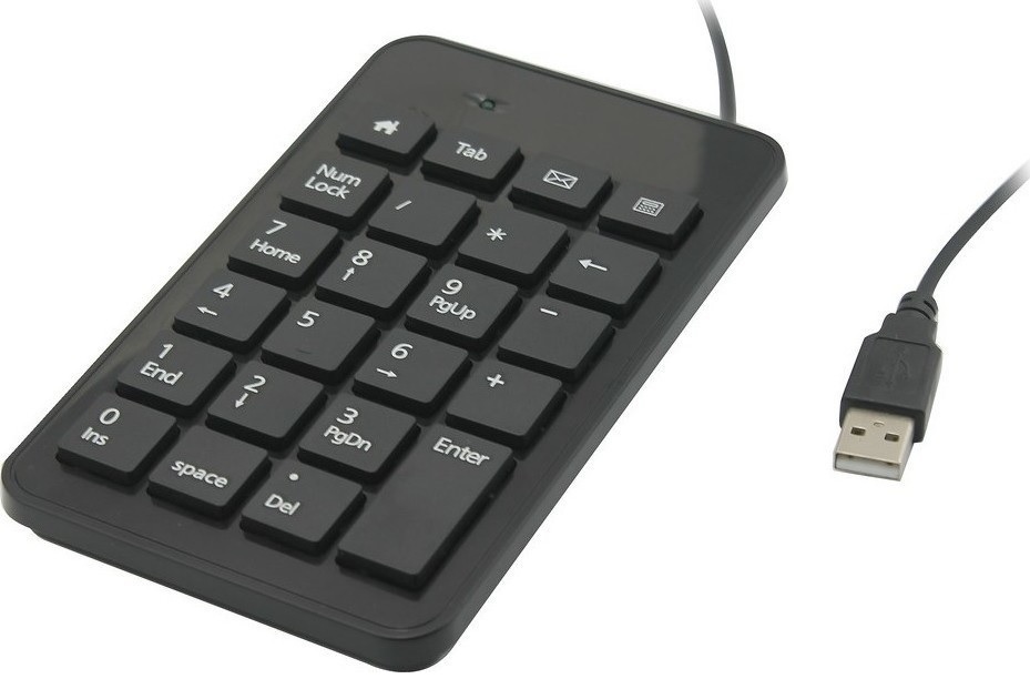 Gembird USB NumPad KPD-01 Μαύρο