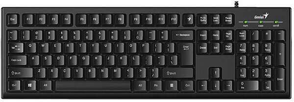 Genius KB-100 Smart Keyboard, USB, Greek, Black