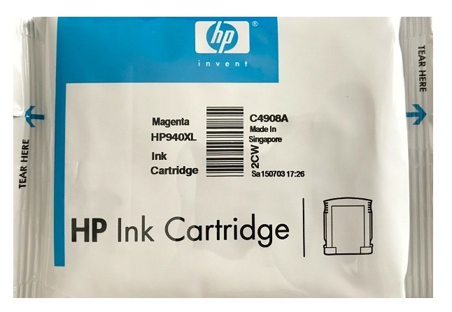Genuine HP 940XL Magenta Original Ink Cartridge (C4908A)