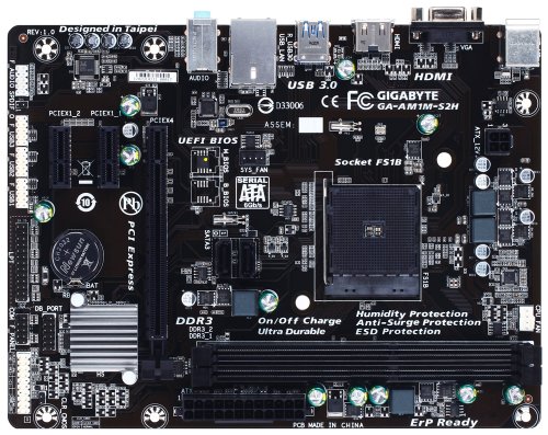 Gigabyte GA-AM1M-S2H socket AM1