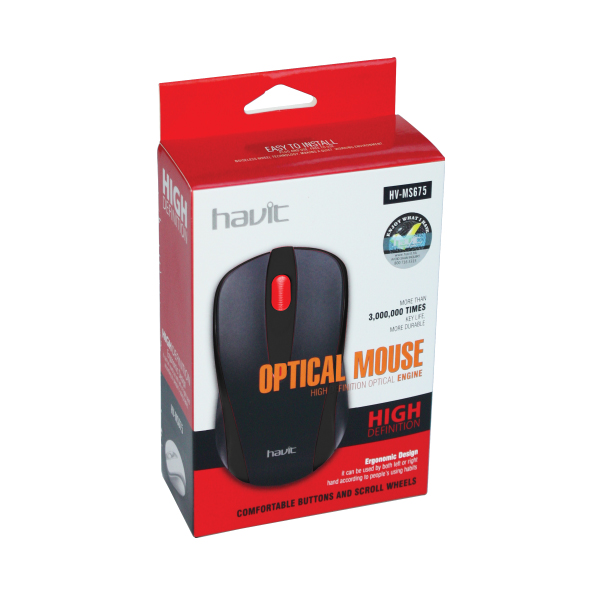 Havit USB Optical Mouse Black HV-MS689