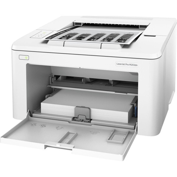 HP LaserJet Pro M203dn Black and White Printer with Mobile Print Refurbished