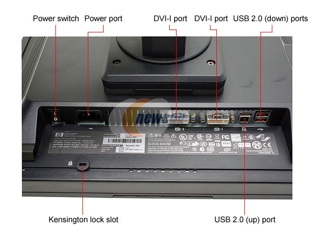 HP LP1965 19-inch TFT LCD Monitor (1280 1024, 2x DVI, USB) (Grade A) (BULK)
