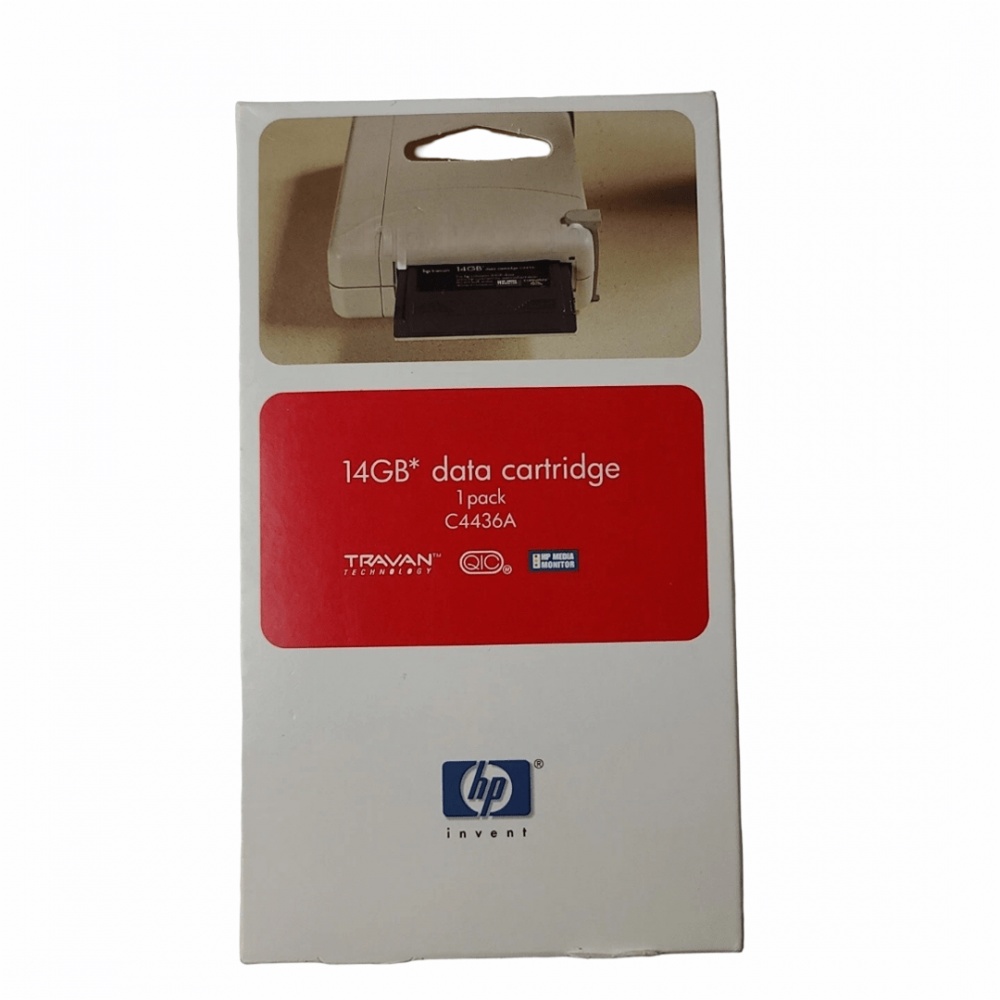 HP Travan 14GB 2:1 Compression Data Cartridge (C4436A) (Factory Sealed) (NOS) (088698714324)