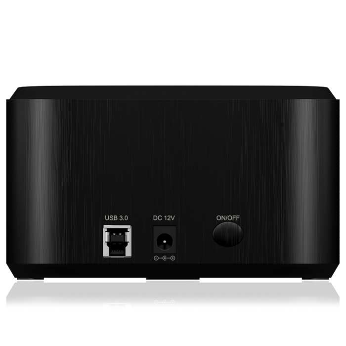 Icy Box Docking Station Αλουμινίου για 2 Σκληρούς Δίσκους SATA 2.5