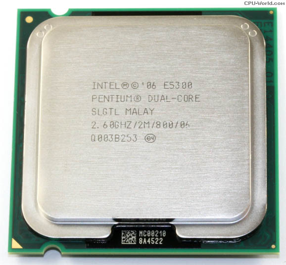 Intel Pentium Dual Core E5300 2.6GHZ 775 (PREOWNED)