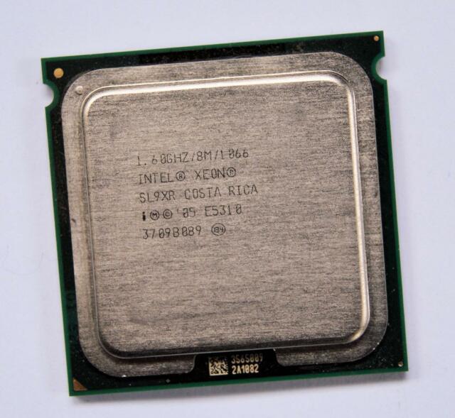 Intel Xeon E5310 Processor 8m Cache 1.60 GHz 1066 MHz SL9XR (USED)
