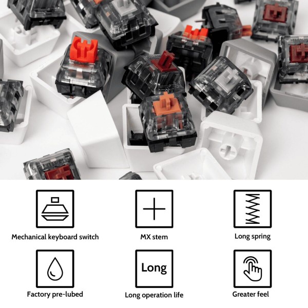 Kailh Super Speed Switch-Silver (110pcs) G142