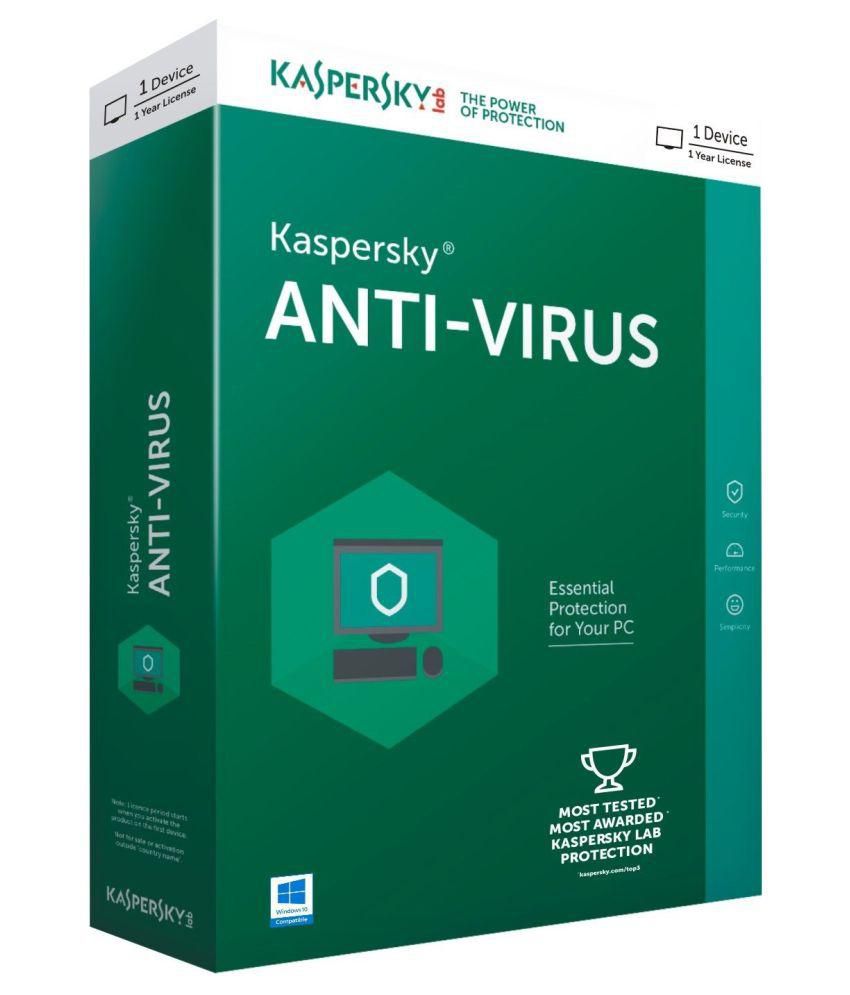 Kaspersky Internet Security 2018, 1 User, 1 Year  (License Key)