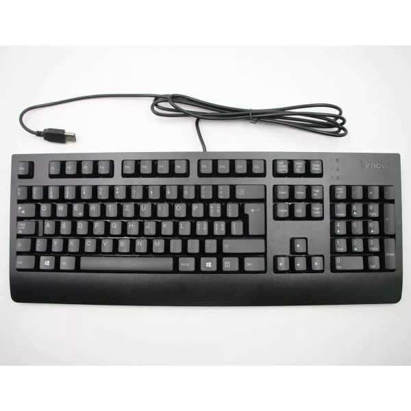 KEYBOARD LENOVO PREFERRED PRO 2 BL/USB/FRENCH/GERMAN NEW