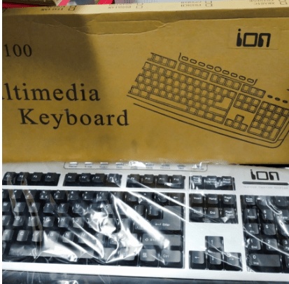 KEYBOARD MULTIMEDIA ION ΜΕ ΣΥΝΔΕΣΗ PS2 KB-3100