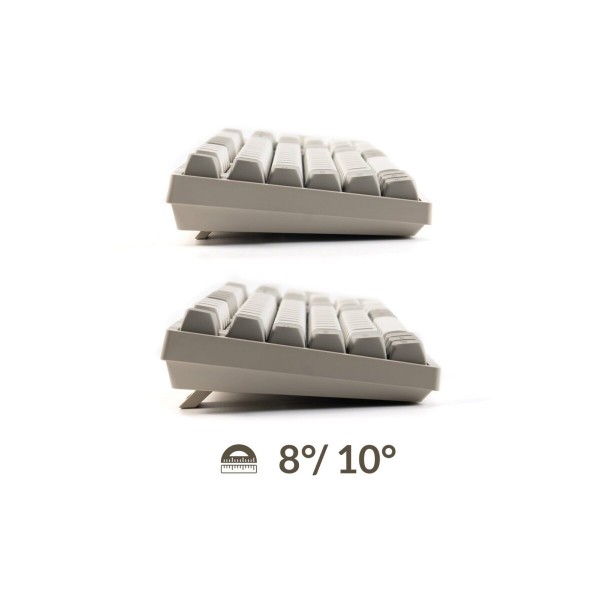 Keychron C2 Pro (C2PX-M1) QMK/VIA Mechanical Red Switch – 8K Polling Rate Hot Swap.100% US Retro RGB