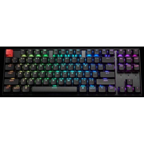 Keychron K8 V2 (K8X-J4) QMK Wireless Mechanical Keyboard with Banana Switches, Hot-Swap, RGB Backlight (80% Layout, US Layout)