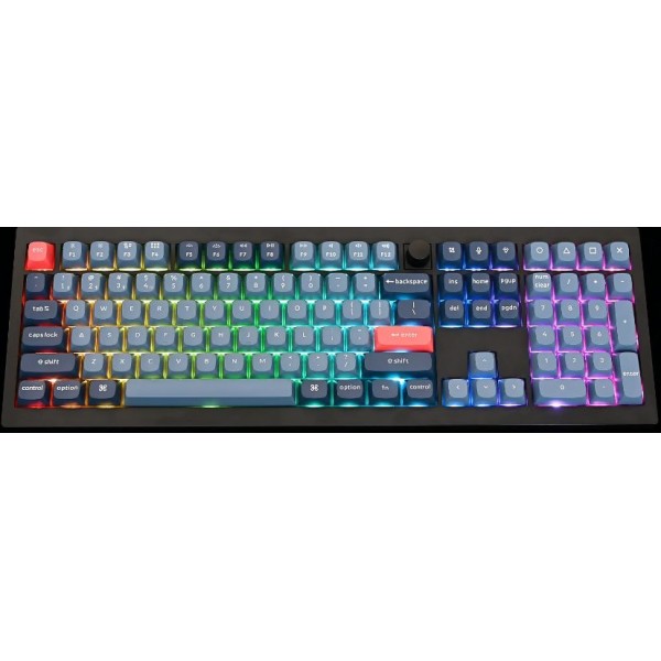 Keychron V6 Max (V6M-D1) QMK/VIA Wireless Bluetooth & 2.4GHz / Wired Custom Mechanical Keyboard with Red Switches (100% US Layout) (BT/2.4/Wired)