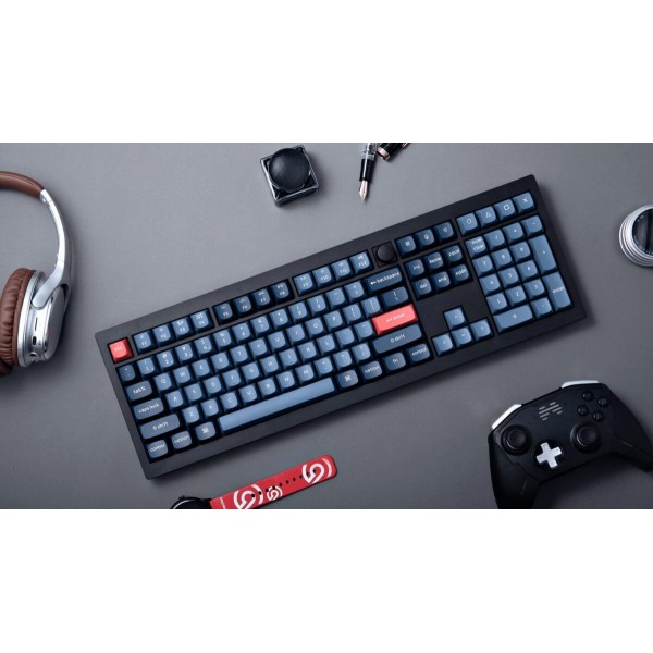 Keychron V6 Max (V6M-D1) QMK/VIA Wireless Bluetooth & 2.4GHz / Wired Custom Mechanical Keyboard with Red Switches (100% US Layout) (BT/2.4/Wired)