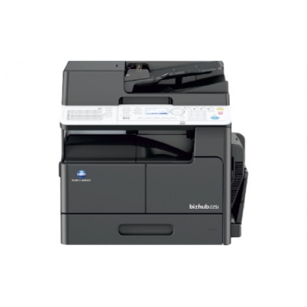 Konica Minolta Bizhub 225i- Black and white copier (Automatic document feeder, Duplex and network)