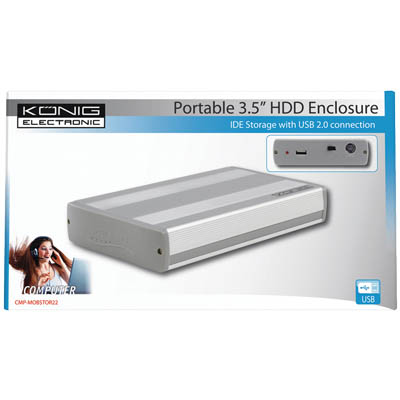Konig USB 2 Θήκη Σκληρών Δίσκων IDE 3.5