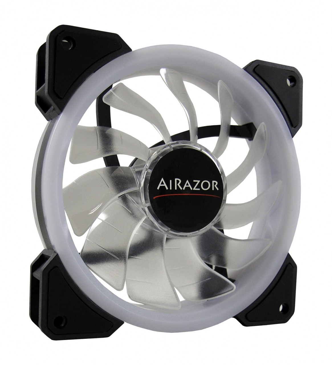 LC-POWER 80mm Black Case Fan 4-Pin PWM AIRAZOR (LC-CF-80-PRO)