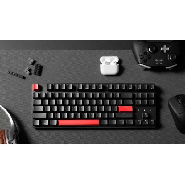 Lemokey X1 (X1-A3) QMK/VIA Wired TKL 80% Mechanical Keyboard – Brown Switch (US Layout) PC