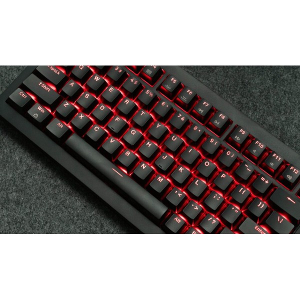 Lemokey X4 QMK (X4-A3) Wired Mechanical Keyboard (75% Layout, Brown Switches, US Layout)