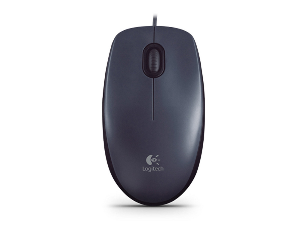 Logitech M90 Wired Mouse (Black)