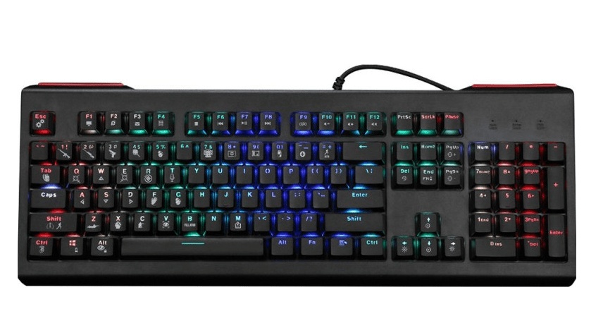 Marvo KG959G Gaming Mechanical Keyboard with Outemu Blue Switches and RGB Backlighting (US Layout) (ZER)