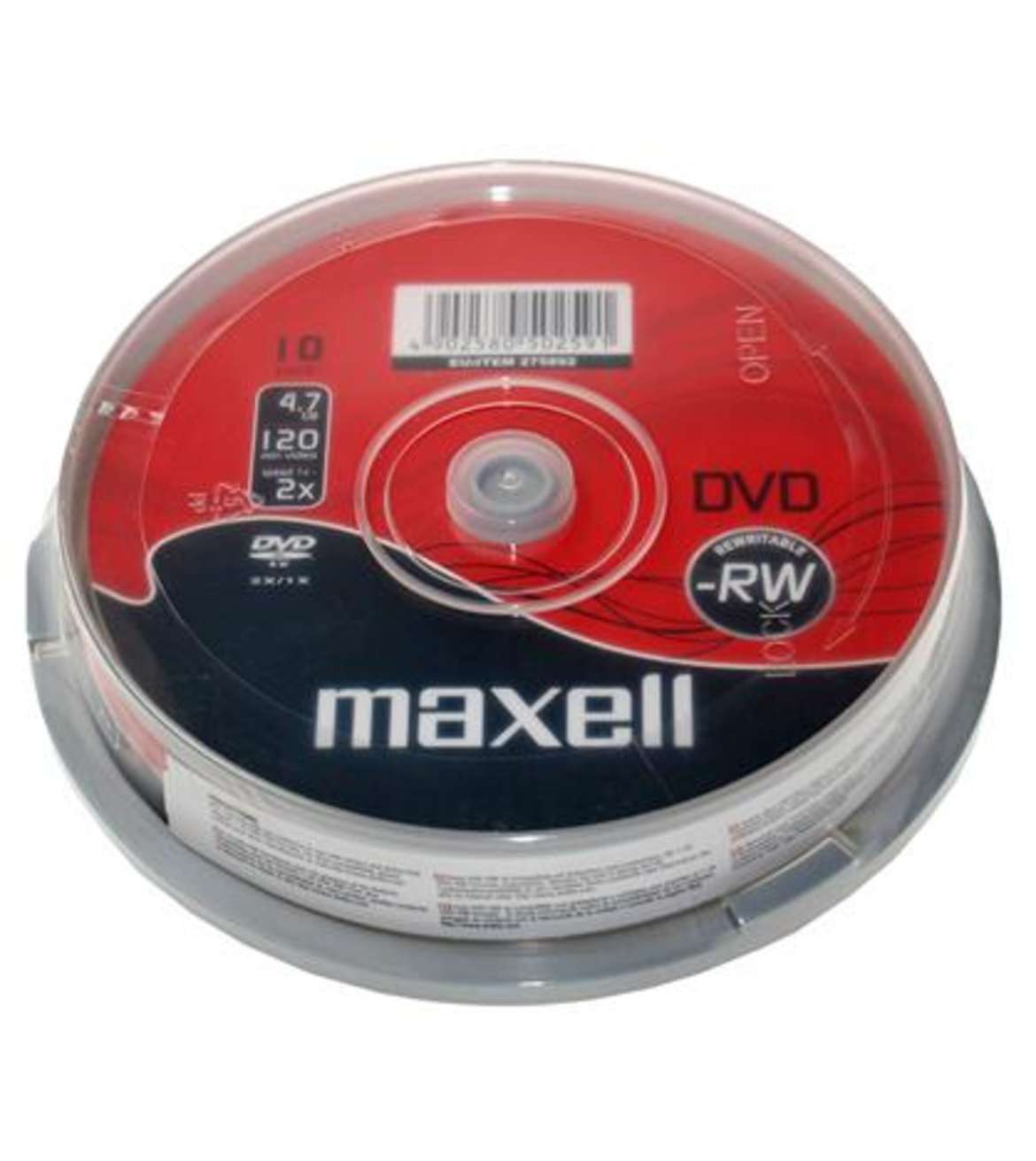Maxell Dvd-Rw 4.7Gb 6X Cb/10
