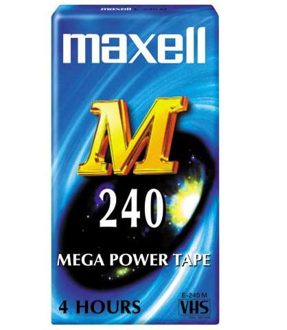 Maxell Type M Video Cassette (240 Minutes)