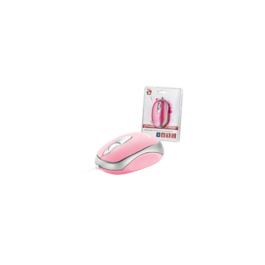 Trust Retractable Optical Mini Mouse MI-2850Sp Pink