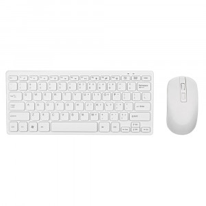 Mini Keyboard with mouse K-03 White