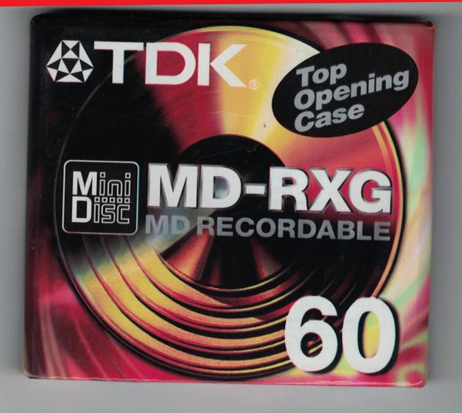 Minidisc εγγραφής TDK  (60 λεπτά)
