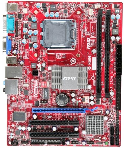 MSI Motherboard (G31TM-P35) (Retail)