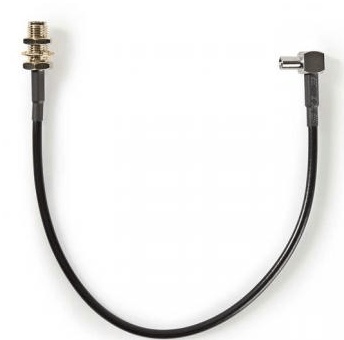 NEDIS CSGP02125BK02 SMA Adapter Cable SMA Female-TS9 Male 0.20m Black