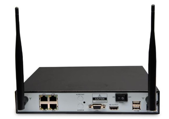 NETIS 4CH Wireless IP Camera & NVR Security Kit SEK204