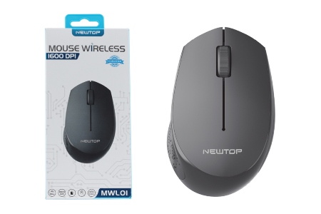 NEWTOP MWL01 Wireless Mouse (1600DPI, Black)