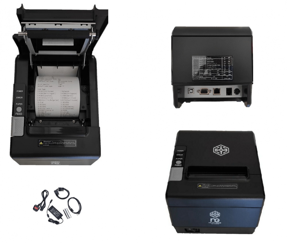 NG 850 Thermal Receipt Printer Portable Bluetooth / USB