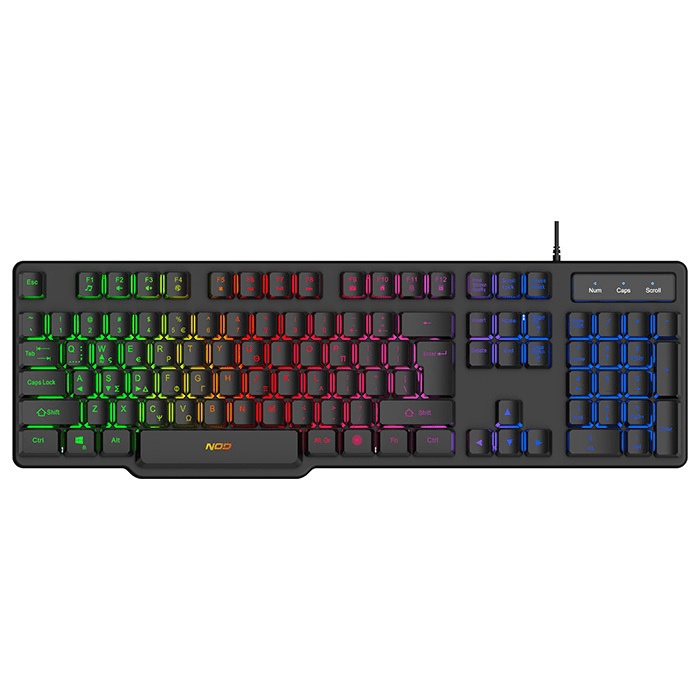 NOD Platoon 4in1 Combo Σετ Gaming Πληκτρολόγιο με διακόπτες και RGB φωτισμό & Ποντίκι (Ελληνικό)
