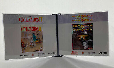 PC GAME -Pack Civilazation II & Command & Conquer (USED)