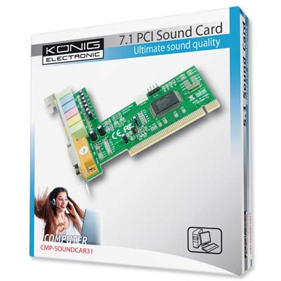 Κάρτα Ήχου PCI 7.1 - Konig CMP-SOUND CAR 31
