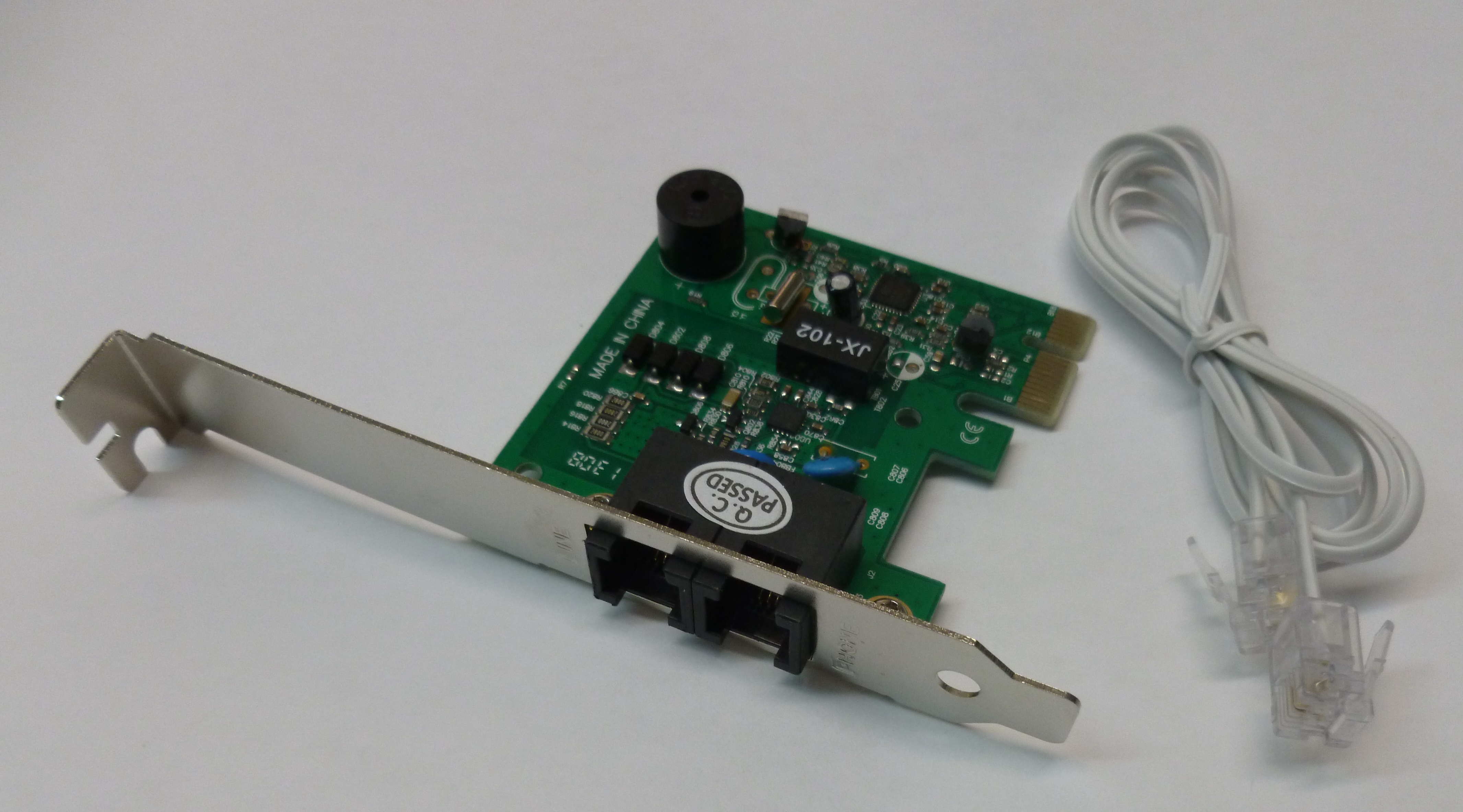 56K PCI-E Express Internal Data/Fax Dial-Up Modem (OEM) for Windows XP, Vista, Win7 & Win8 (32/64-bit) Win7/8