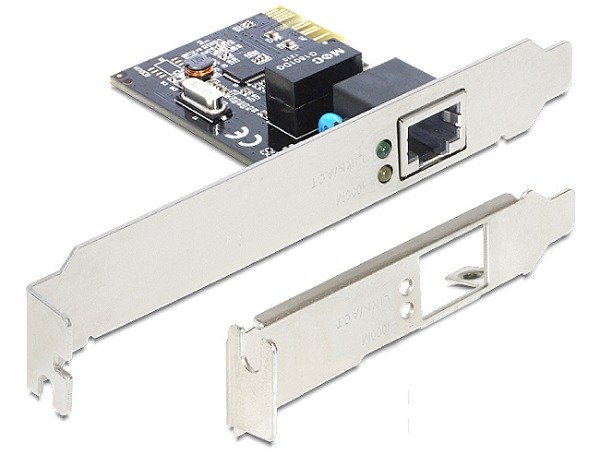 PCI Express 10/100/1000Mbps Gigabit Ethernet Network Card DELOCK 89357