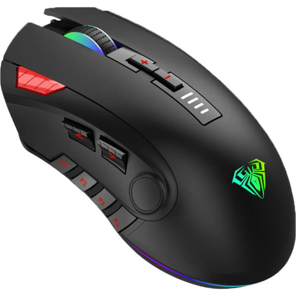 AULA H512 RGB wired USB mouse black New