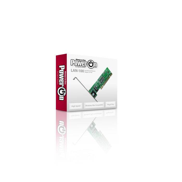 Power On Ethernet PCI Κάρτα Δικτύου 32bit (10 / 100 Mbps)