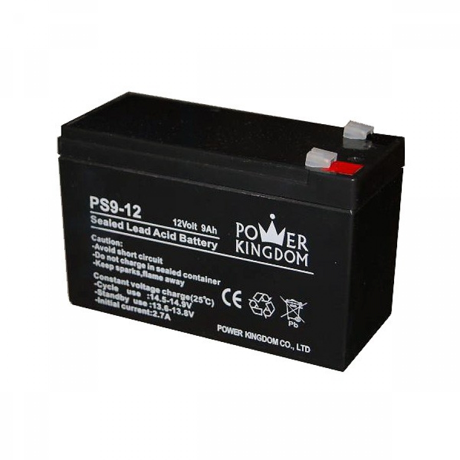 Powerkingdom Lead-Acid Battery 12V 9Ah (PS9-12)