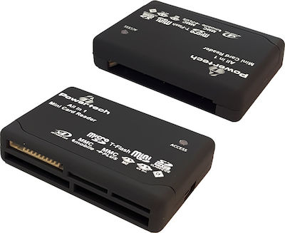 POWERTECH PT-912 3.5 /5.25 Card Reader (Black)
