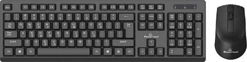 Powertech PT-956 Ασύρματο Σετ Πληκτρολόγιο & Ποντίκι Ελληνικό