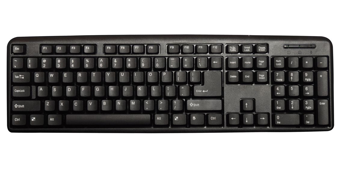 Powertech Keyboard Wireless Standard (PT-301) Black