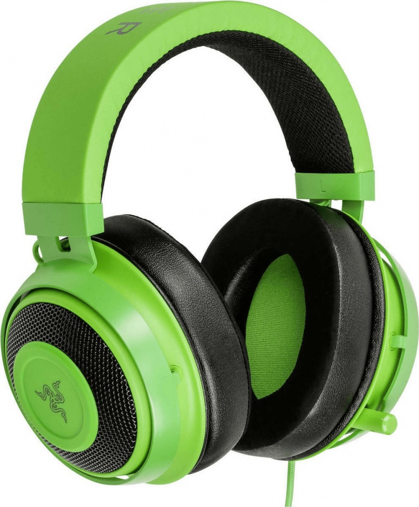 Razer Kraken Over Ear Gaming Headset με σύνδεση 3.5mm Πράσινο