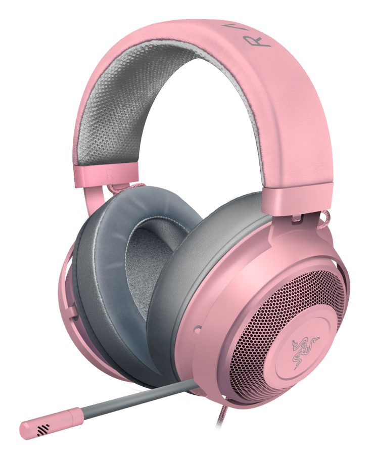 Razer Kraken Over Ear Gaming Headset με σύνδεση 3.5mm Quartz